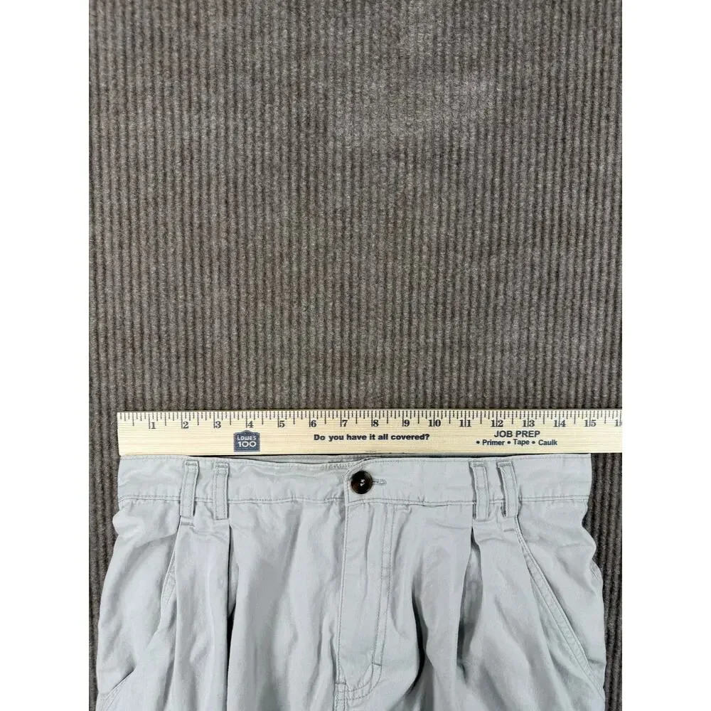 Vintage 90s Calvin Klein Sport Pleated Trousers Gray Pants Size 31